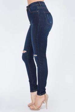 LOVE MODA High Waist Super Stretch Premium Fabric Skinny Jeans