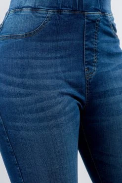 LOVE MODA Premium Modal Fabric High Waist Elastic Band Skinny Jeans 19 LOVE MODA Premium Modal Fabric High Waist Elastic Band Skinny Jeans