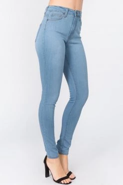 LOVE MODA High Waist Super Stretch Premium Fabric Skinny Jeans
