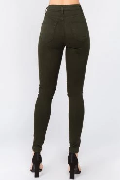 LOVE MODA High Waist Super Stretch Premium Fabric Skinny Jeans