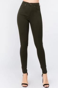 LOVE MODA High Waist Super Stretch Premium Fabric Skinny Jeans