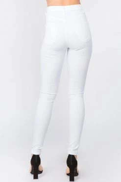 LOVE MODA High Waist Super Stretch Premium Fabric Skinny Jeans