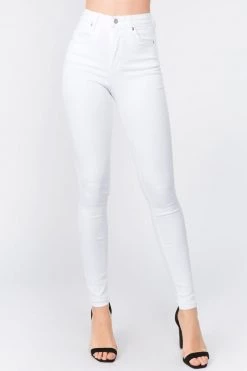 LOVE MODA High Waist Super Stretch Premium Fabric Skinny Jeans