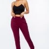 LOVE MODA French Terry High Waist Joggers - Bright Colors BOTTOMS