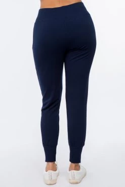 LOVE MODA French Terry High Waist Joggers - Bright Colors BOTTOMS