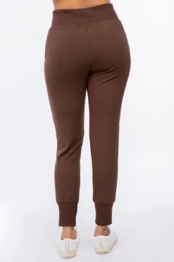 LOVE MODA French Terry High Waist Joggers - Bright Colors BOTTOMS