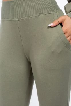 LOVE MODA French Terry High Waist Joggers - Bright Colors BOTTOMS