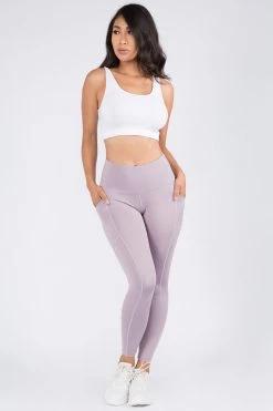 Love Moda BOTTOMS High Waist Pocket Yoga Pants - Plus Size
