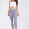 Love Moda High Waist Capri Pocket Yoga Pants - Quick Silver BEST SELLERS
