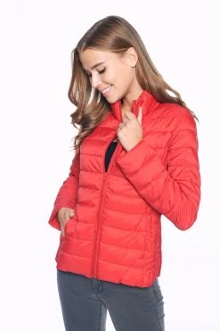 Lovemoda Stand Collar Puffer Jacket JACKETS 22 Lovemoda Stand Collar Puffer Jacket JACKETS