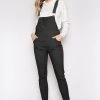 LOVE MODA BEST SELLERS Solid Color Skinny Overalls