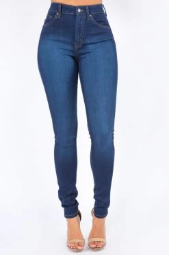 LOVE MODA Premium Modal Fabric High Rise Skinny Jeans