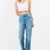 LOVE MODA High Rise Boyfriend Distressed Jeans
