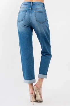LOVE MODA High Rise Boyfriend Denim Jeans NEW ARRIVALS