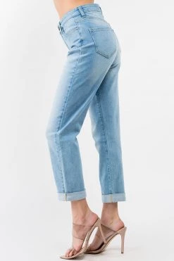 LOVE MODA High Rise Boyfriend Denim Jeans NEW ARRIVALS
