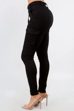 LOVE MODA BEST SELLERS High Waist Skinny Cargo Style Pants