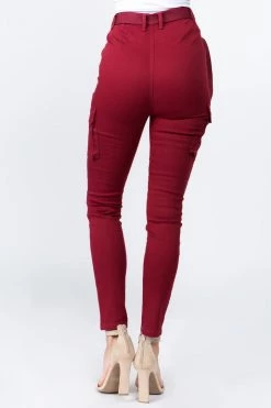 LOVE MODA BEST SELLERS High Waist Skinny Cargo Style Pants