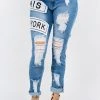 LOVE MODA Fashion Tour Patch Skinny Jeans