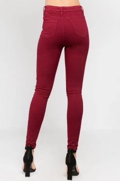 Love Moda High Waist Distressed Skinny Pants