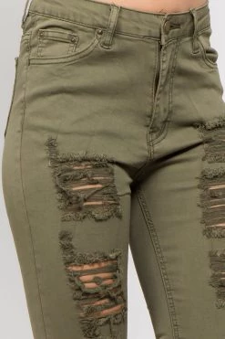 Love Moda BEST SELLERS High Waist Distressed Skinny Pants