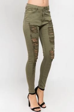 Love Moda BEST SELLERS High Waist Distressed Skinny Pants