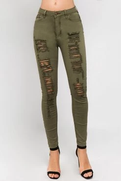 Love Moda BEST SELLERS High Waist Distressed Skinny Pants