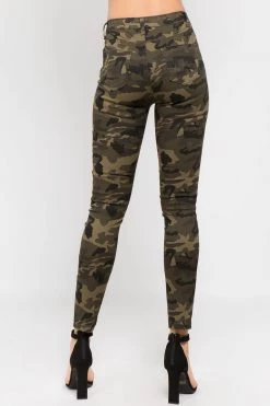 Love Moda High Waist Distressed Skinny Pants