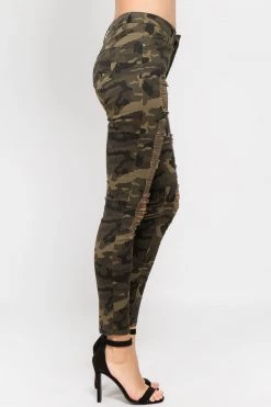 Love Moda High Waist Distressed Skinny Pants