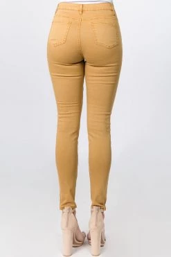 Love Moda High Waist Distressed Skinny Pants