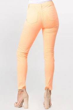 Love Moda High Waist Distressed Skinny Pants