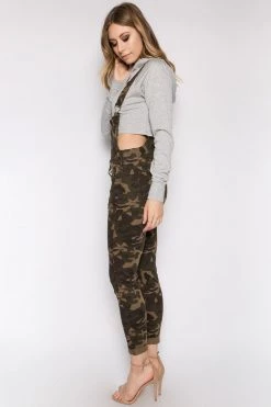 LOVE MODA BEST SELLERS Skinny Fit Stretch Jean Overalls