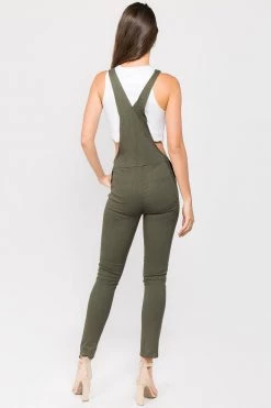 LOVE MODA BEST SELLERS Skinny Fit Stretch Jean Overalls