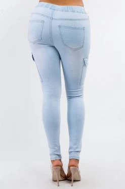 LOVE MODA High Waist Denim Joggers NEW ARRIVALS