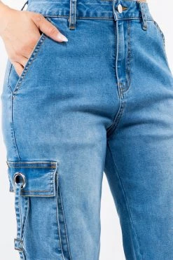 LOVE MODA High Waist Jogger Style Cargo Pants