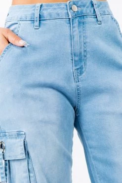 LOVE MODA High Waist Jogger Style Cargo Pants