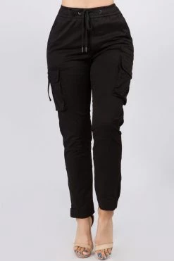 Love Moda BOTTOMS High Waist Cargo Joggers