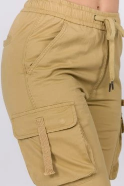 Love Moda BOTTOMS High Waist Cargo Joggers