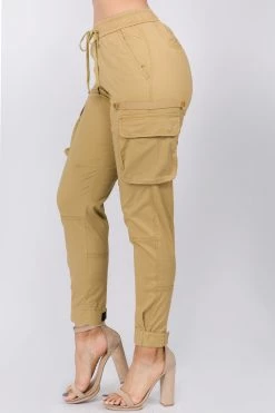Love Moda BOTTOMS High Waist Cargo Joggers