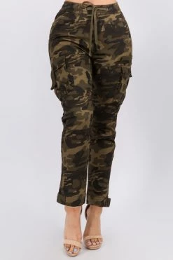 Love Moda BOTTOMS High Waist Cargo Joggers