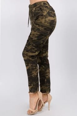Love Moda BOTTOMS High Waist Cargo Joggers