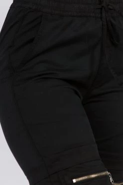 Love Moda BOTTOMS High Waist Joggers With Utility Pockets