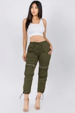 Love Moda BOTTOMS High Waist Joggers With Utility Pockets 27 Love Moda BOTTOMS High Waist Joggers With Utility Pockets