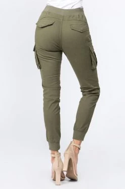 LOVE MODA High Rise Cargo Pocket Joggers BEST SELLERS