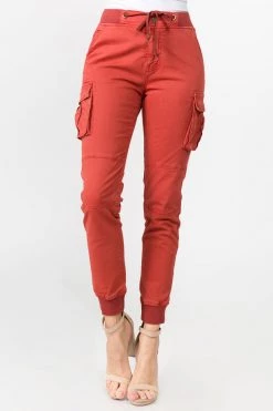 LOVE MODA High Rise Cargo Pocket Joggers BEST SELLERS