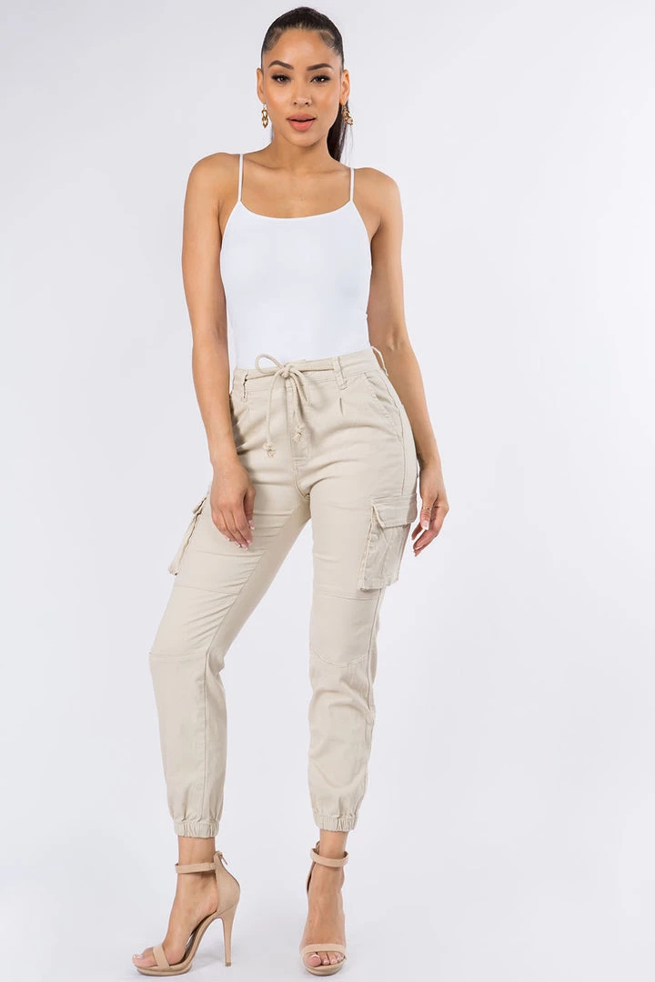 LOVE MODA BEST SELLERS High Rise Cargo Pocket Joggers With Drawstrings 18 LOVE MODA BEST SELLERS High Rise Cargo Pocket Joggers With Drawstrings