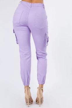 LOVE MODA BEST SELLERS High Rise Cargo Pocket Joggers With Drawstrings 55 LOVE MODA BEST SELLERS High Rise Cargo Pocket Joggers With Drawstrings