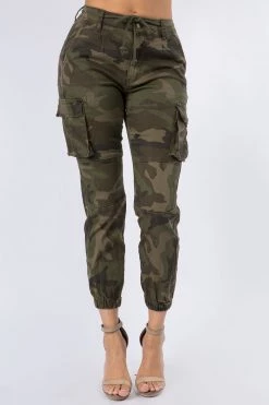 LOVE MODA BEST SELLERS High Rise Cargo Pocket Joggers With Drawstrings 58 LOVE MODA BEST SELLERS High Rise Cargo Pocket Joggers With Drawstrings