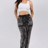 LOVE MODA High Waist Jogger Style Jeans W/ Zipper