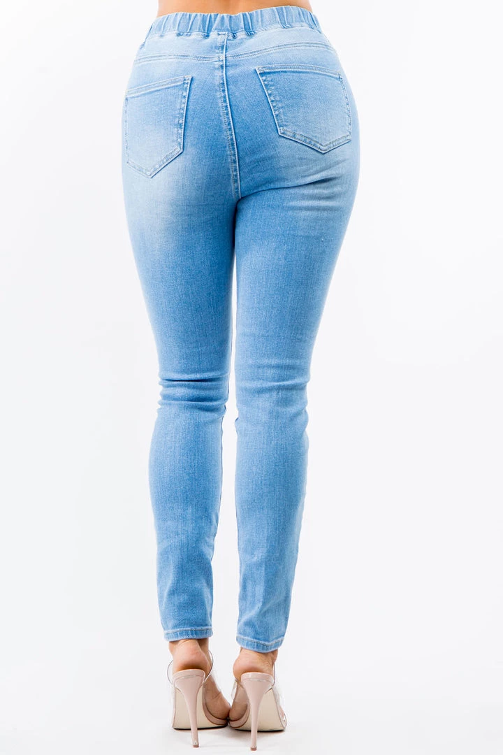 LOVE MODA High Waist Distressed Denim Joggers NEW ARRIVALS 12 LOVE MODA High Waist Distressed Denim Joggers NEW ARRIVALS