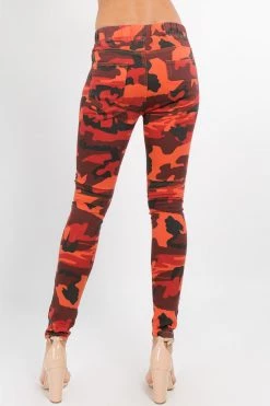 LOVE MODA BOTTOMS High Rise Slim Moto Jogger Pants